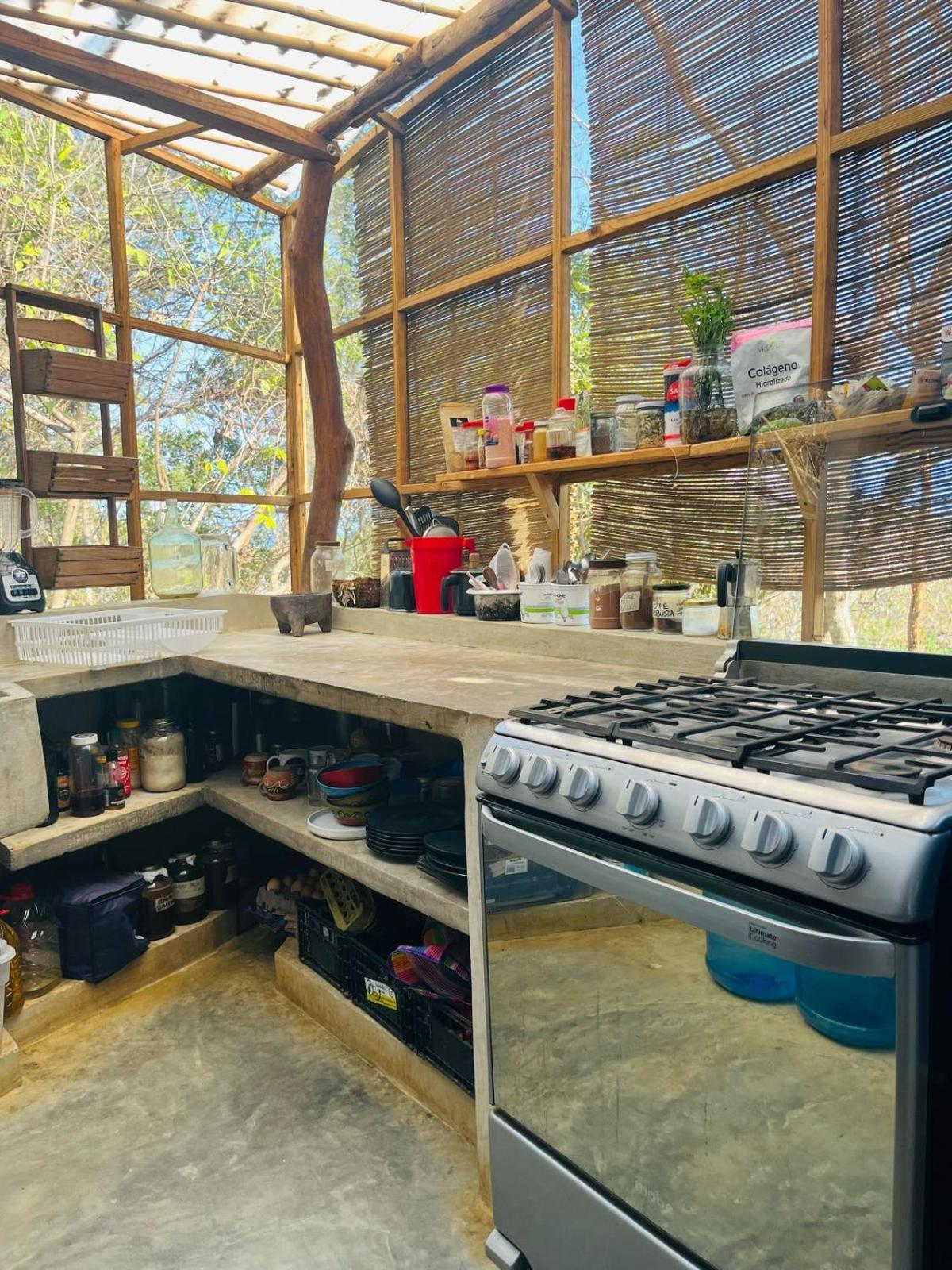 Bajo Las Estrellas Eco Glamping Mazunte Exteriör bild