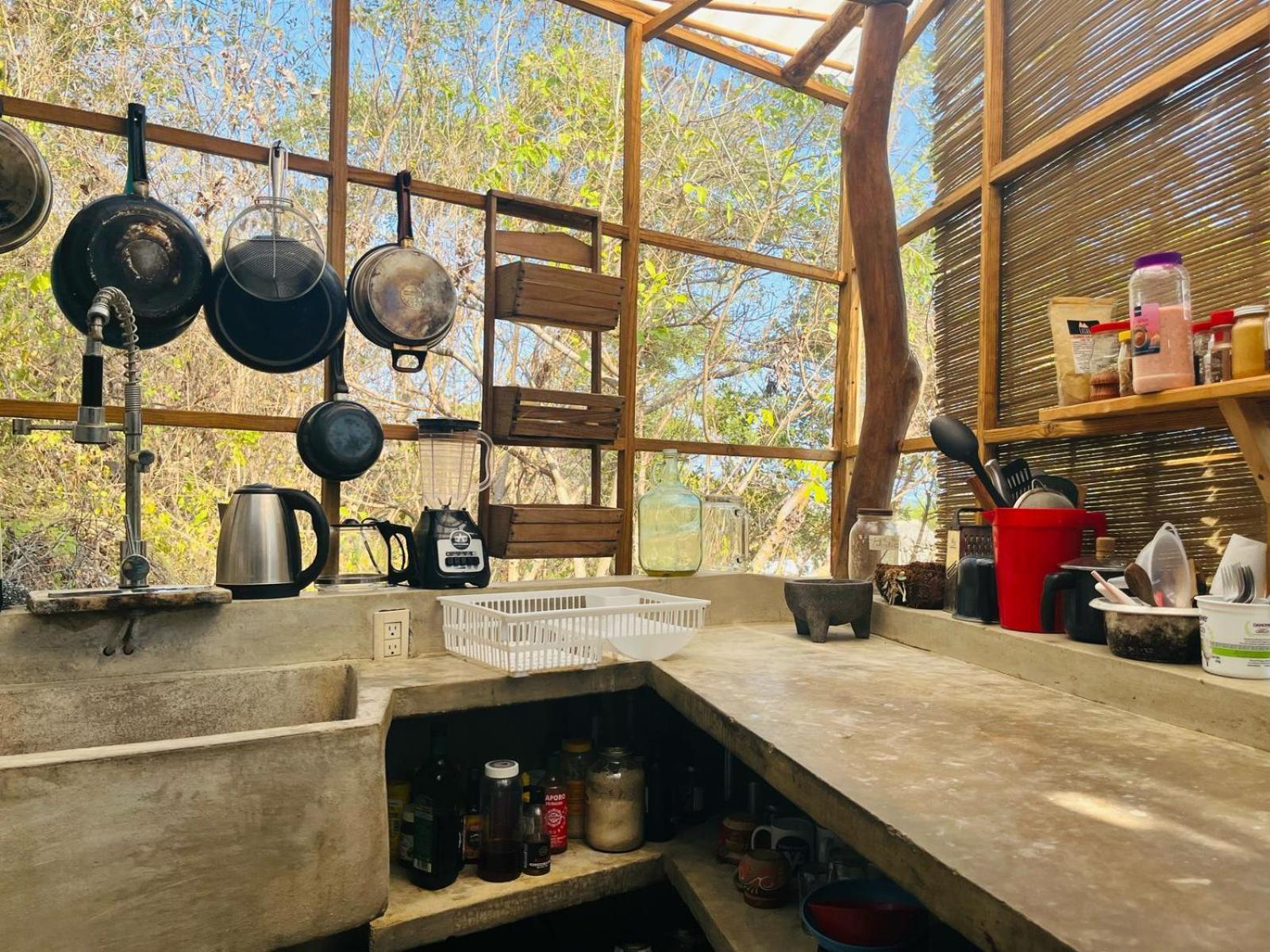 Bajo Las Estrellas Eco Glamping Mazunte Exteriör bild